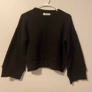 Small Cropped Black Sweater